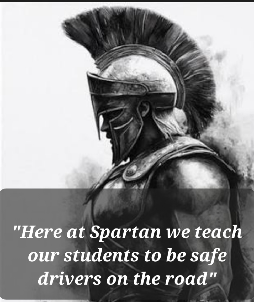 Spartan warrior in profile